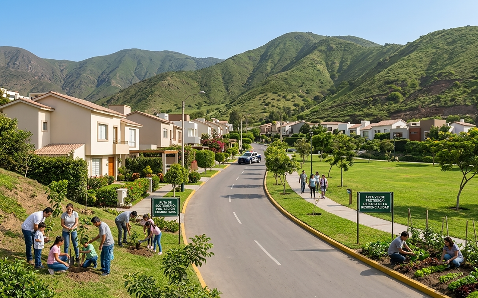 Zona residencial de La Molina